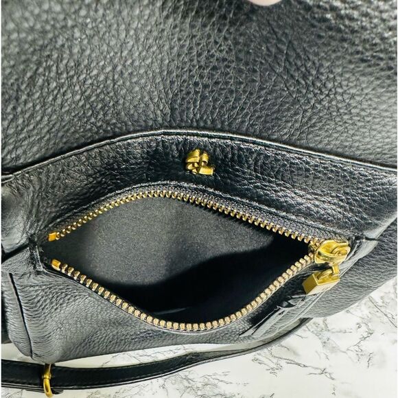 Elliott Lucca Gwen Leather Crossbody Bag Black - Picture 7 of 14